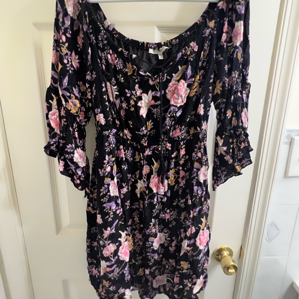 Floral off the shoulder dress